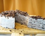 Foto langkah ke 8 dari resep Oreo mille crepes.