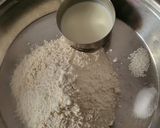 A picture of step 1 of Luchi and Cholar Dal.