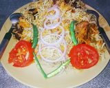 A picture of step 20 of Korma Biryani.