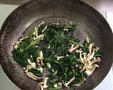 皇宮菜炒菇菇的食譜步驟3照片