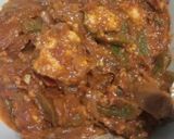 A picture of step 3 of Paneer frankie.