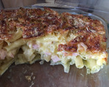 Foto del paso 5 de la receta: Mostaccioli gratinados con queso, jamón y cebolla caramelizada