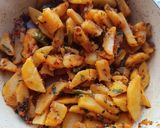 A picture of step 4 of Dry Potato subji (farali).