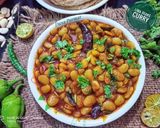 A picture of step 6 of Gujarati Vaal Nu Shaak (Lima Beans Curry).