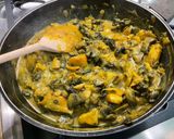 A picture of step 14 of Cod with Mushrooms, Cilantro, and Turmeric.