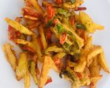 A picture of step 5 of Tempura vegetables.