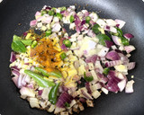 A picture of step 2 of Kanda Poha.
