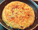 Foto del paso 7 de la receta Tortilla de berenjena, jamón y trigueros