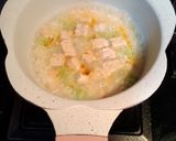 Foto langkah ke 5 dari resep Bubur Salmon Labu Siam (MPASI Bayi 6 Bln+).