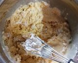A picture of step 1 of Besan Bajra Chilla.