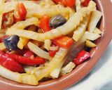 Foto del passaggio 5 della ricetta Spadellata di finocchi e peperoni rossi