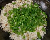 A picture of step 3 of Herbed Spring Onion Fried Rice.
