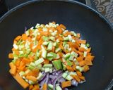 Une image de l'étape 1 de Bowl tex mex avocat cheddar.