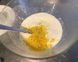 Une image de l'étape 2 de Tartinade au yaourt grec,olives,citron et persil.