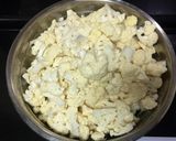 Hình bước làm 3 của món Chicken gobi (súp lơ)
