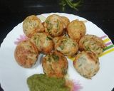 A picture of step 5 of Vegetable Paniyaram.