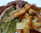 Foto del paso 5 de la receta: Longaniza de cerdo con anisete cúrcuma kebab y champiñones