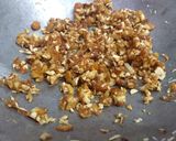 A picture of step 3 of Dates crunchy bite/ laddu.