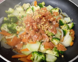 Foto del paso 4 de la receta: Wrap de salmón y verduras