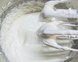 A picture of step 4 of Orange jelly with creamy fruit delight.