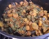 Une image de l'étape 15 de Aubergines aux carottes jaunes, persil, ail, oignon et épices.