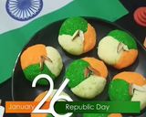 A picture of step 7 of Tricolour Peda.