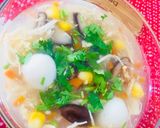 Hình bước làm 4 của món Súp cua nấu nấm