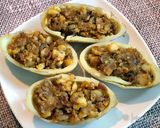 A picture of step 5 of Baked stuffed potatoes skin.
