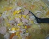 Foto langkah ke 6 dari resep Creamy Chicken and Vegetables Soup.