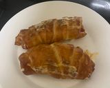 Foto del paso 4 de la receta: Croissants de jamón York y queso en airfryer