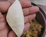 A picture of step 4 of Dudh Pitha.