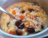 Hình bước làm 3 của món CANH cà chua-trứng với nấm