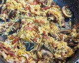 Foto del paso 5 de la receta: Arroz Cremoso Express de Champiñones y Bacon en Airfryer Cosori