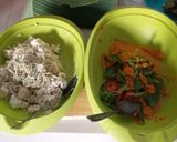 Foto langkah ke 1 dari resep Pepes tahu tempe ikan teri (Rice cooker)#RiceCookerPenyelamatku #karyaanakrantau.
