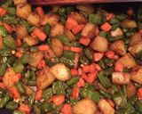 A picture of step 5 of Poha Veggie Roastie.