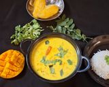 A picture of step 7 of Gujrati Special Fajeto (Mango kadhi).