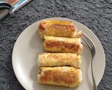 Foto langkah ke 6 dari resep Roti Gulung Pisang Coklat.