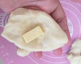 Foto langkah ke 5 dari resep Mexican Bun a.k.a Roti Boy (Roti "O") tanpa telur oven tangkring.