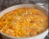 A picture of step 9 of Hearty Cabbage Red Lentil Soup.