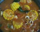 Foto langkah ke 4 dari resep Cumi&Udang Saus Padang.
