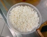 Une image de l'étape 6 de Salade de riz et fèves aux carottes, concombre et tomates.