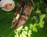 Hình bước làm 2 của món Cá lóc phủ muối nướng chui