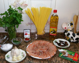 Foto del paso 1 de la receta: Espaguetis con gambas al ajillo