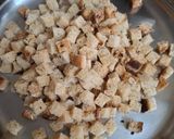 A picture of step 1 of Multigrain Bread Upma.