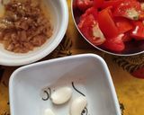 A picture of step 1 of Lasaniya bataka # Spicy potato# Garlic potato.