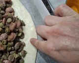 A picture of step 6 of Fava Bean and Sausage Empanada.
