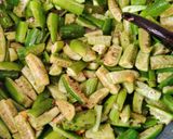A picture of step 3 of Dhondakai koora.