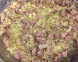 Tejszínes-krémsajtos cukkini szalonnás alappal recept fázis 1 fotója