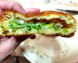 Pas rețetă Plăcinte cu salata verde, șuncă și mozzarella 4 fotografie