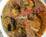 A picture of step 5 of Ofe akwu.